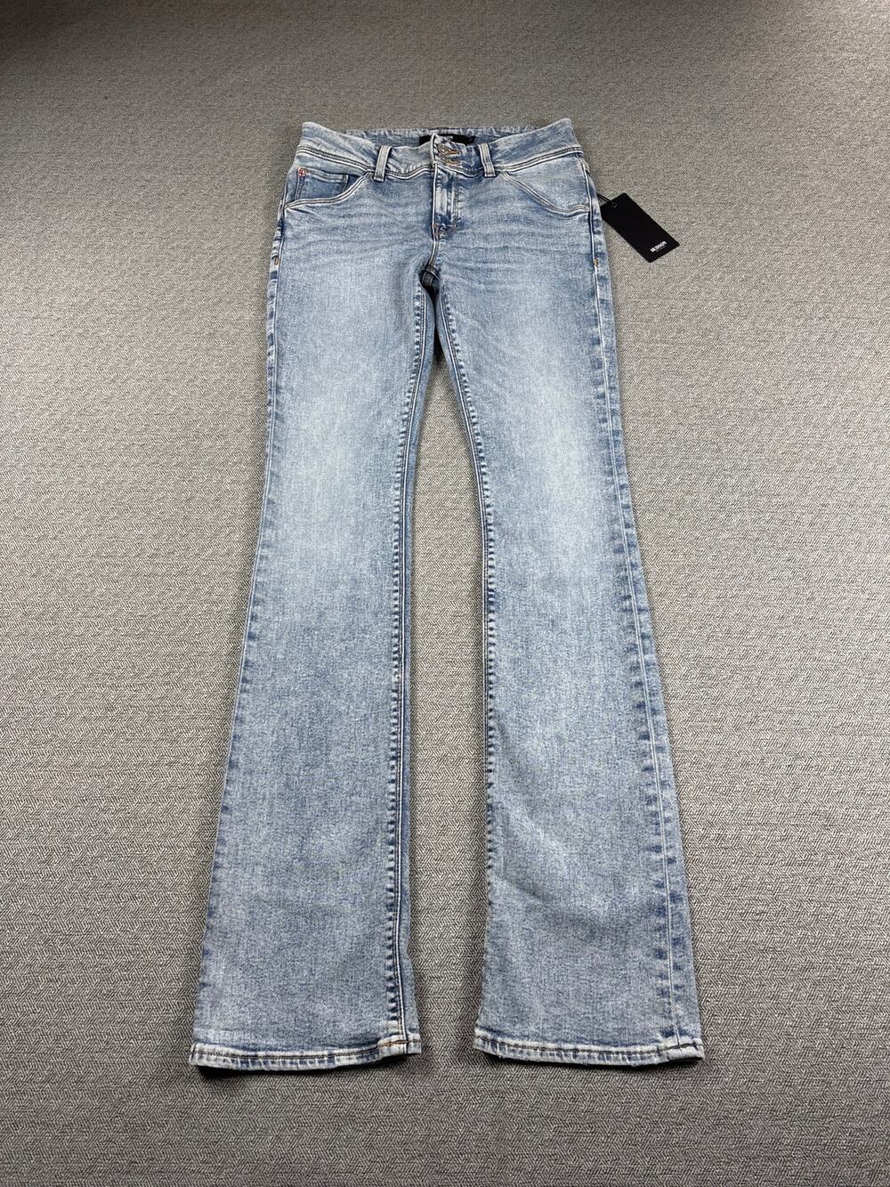 Hudson Jeans Sz 27 'Beth' Baby Boot Petite Bootcut Pants Light Wash Denim Casual